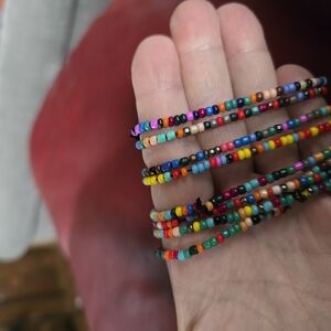 Colorful Beaded Bracelet Set